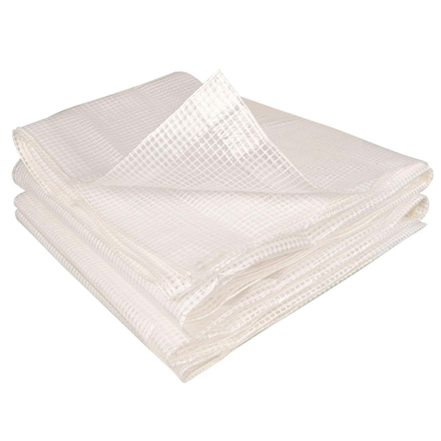 IDMarket - Bâche de Rechange 130 GR/​m² pour Serre 12M² Blanche Zebra