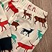 Baby Boys Christmas Deer Long Sleeve T-Shirt and Pants Outfit with Hat (80(6-12M), Dark Green)