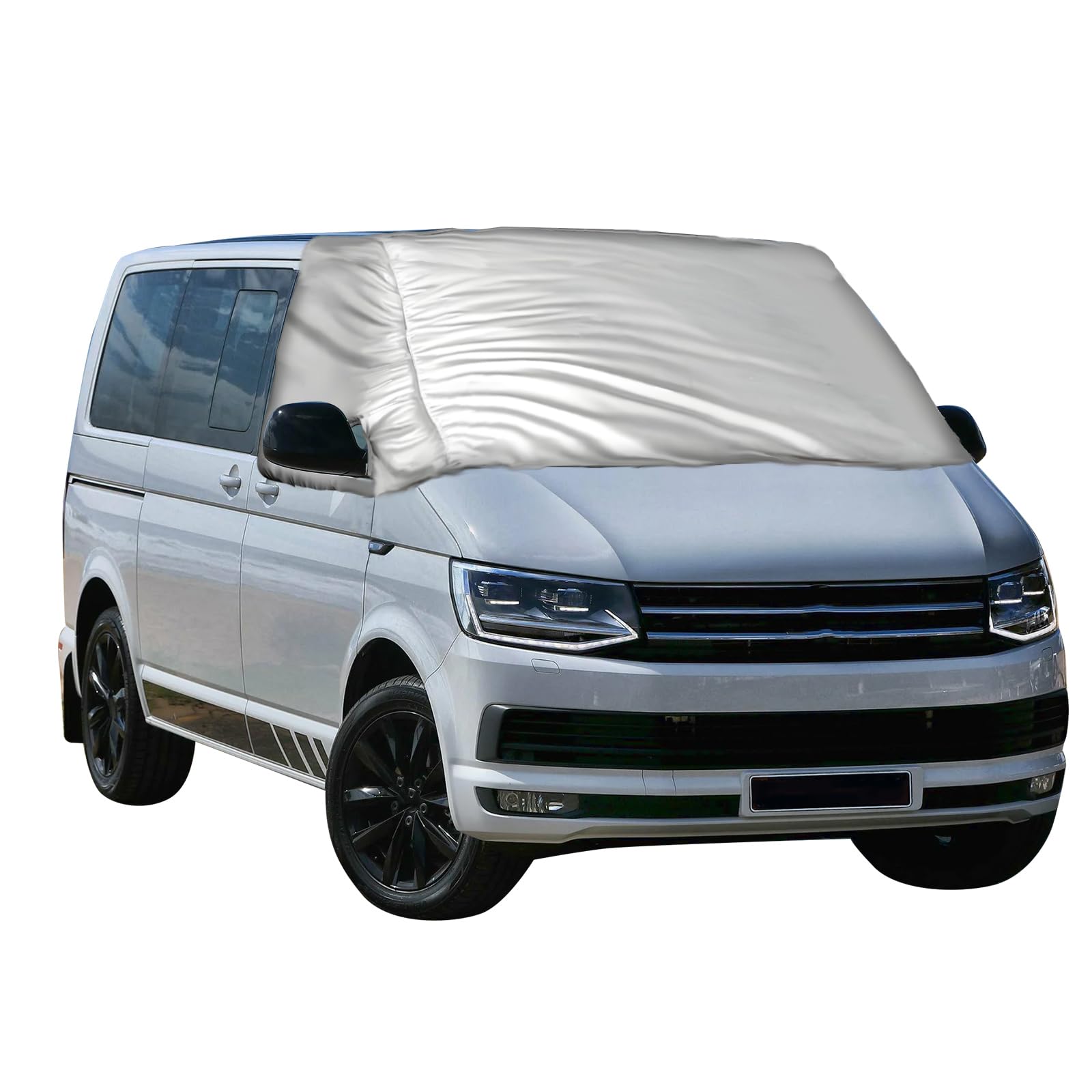 Copertura per Parabrezza Auto per T6, Copertura per Parabrezza Anteriore Ispessita, Protezione da Neve, antigelo, Polvere e Ghiaccio, Copertura per finestrino Camper