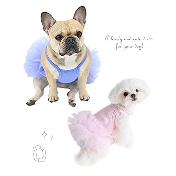 Amazon | 【新色追加】ワンピース 犬服 可愛い バレリーナ