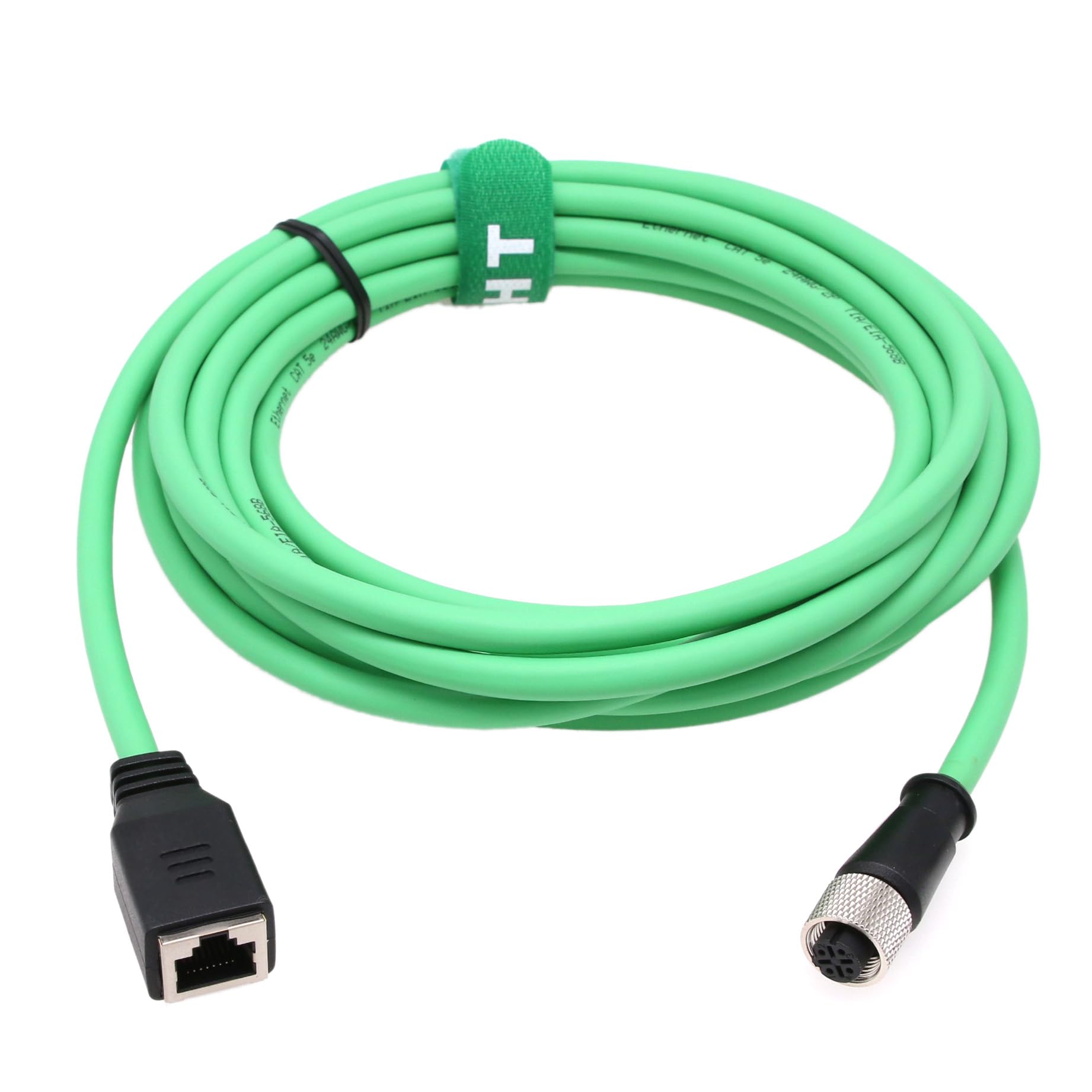 Amazon.co.jp: HangTon Profinet EtherCAT の産業カメラの視野センサーの PC 3m のための RJ45  イーサネット アダプター ケーブルへの女性 M12 4 Pin D コード : パソコン・周辺機器