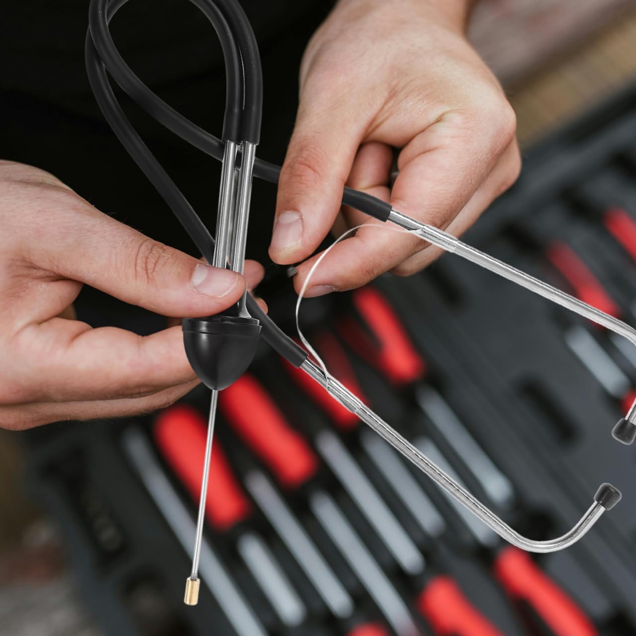 BESPORTBLE Water Leak Test Tool Precision Leak Detection Rod for Underground Testing Easy Use Device for Accurate Water Durable Testing Stick for Plumbing Maintenance