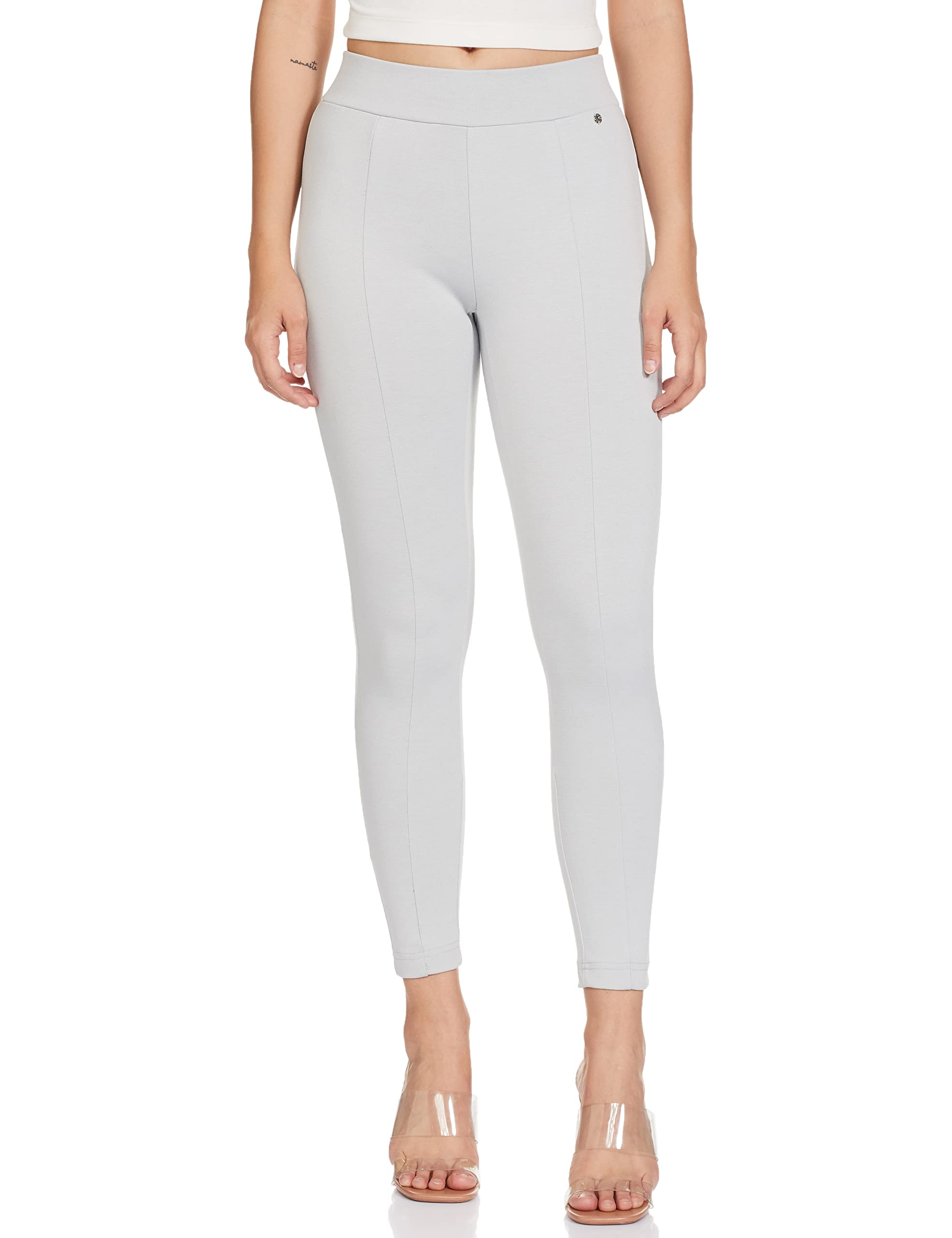 Van HeusenWomen's Regular Fit High Rise Treggings