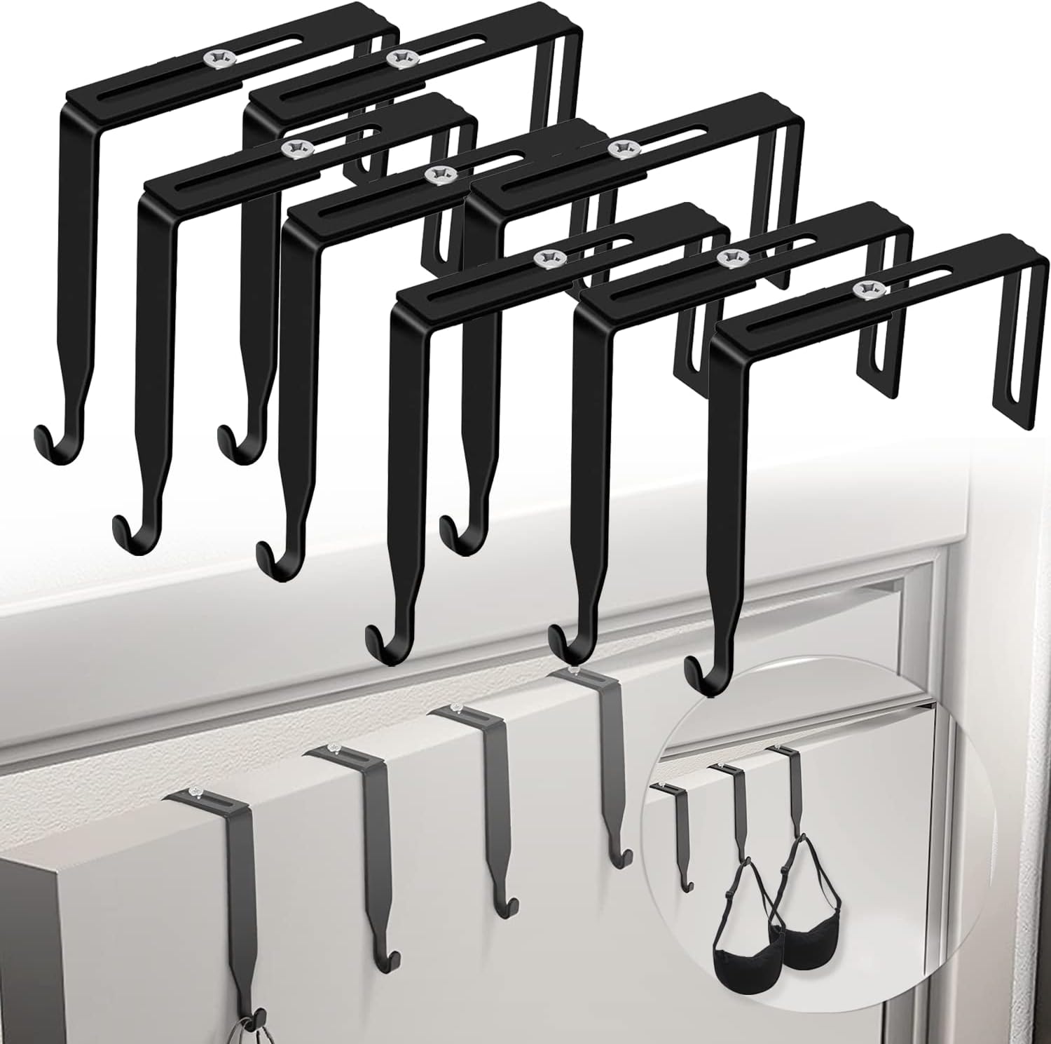 Jctinutl 8 Pack Adjustable Cubicle Universal Partition