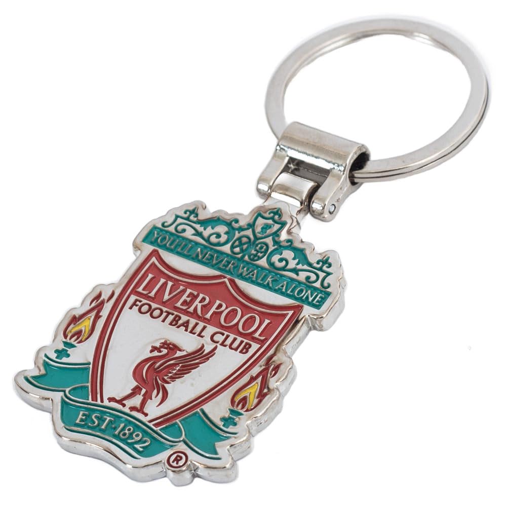 Liverpool F.c. Men's Red/Green/Silver Liverpool Fc Executive Crest Keyring (One Size) ()