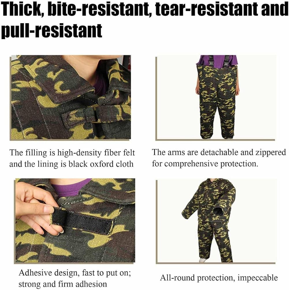 CHROX Mono Antimordeduras, Traje De Adiestramiento Canino - Ropa Protectora para Adiestramiento Canino, Ropa De Seguridad Reforzada para Adiestramiento Canino