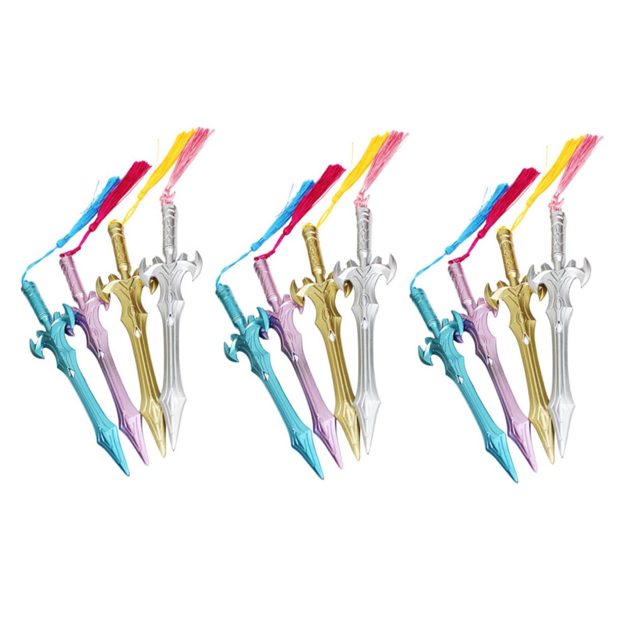 Housoutil 36 Pièces Lot de Stylos Gel Original avec Pendentif Tassel Stylos Gel pour Étudiants Compact pour Bureau et