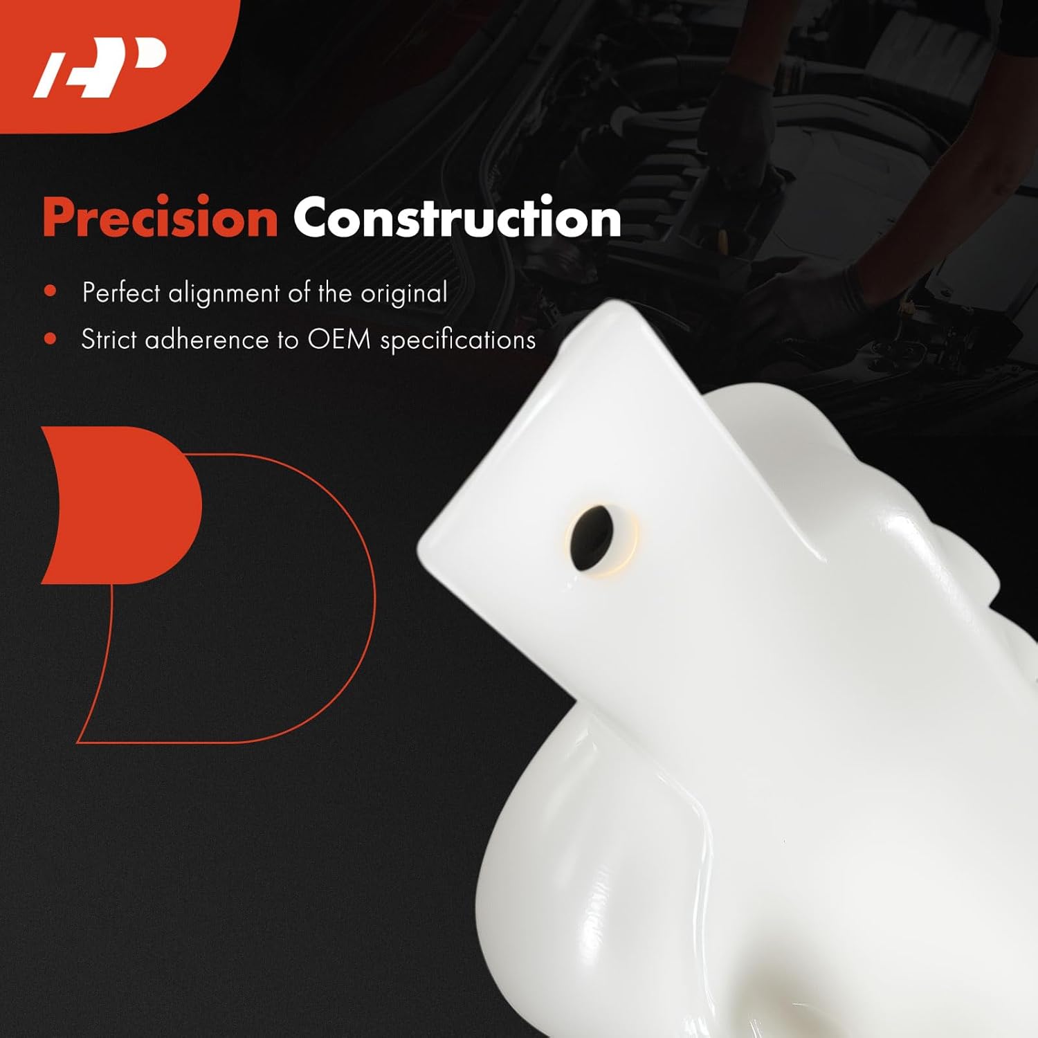 A-Premium Engine Coolant Overflow Recovery Reservoir Tank [with Cap] Compatible with Lexus IS250 IS350 2006-2013, 2.5L 3.5L