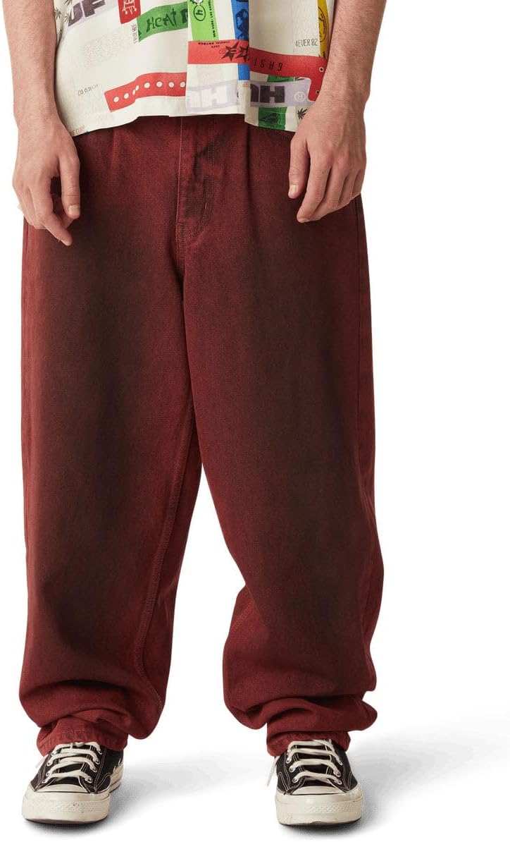 HUF Cromer Washed Pants - Lava Red