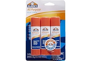 Elmer's All Purpose Glue Stick, Large, 0.77 Oz / 22 G (Pack of 6)