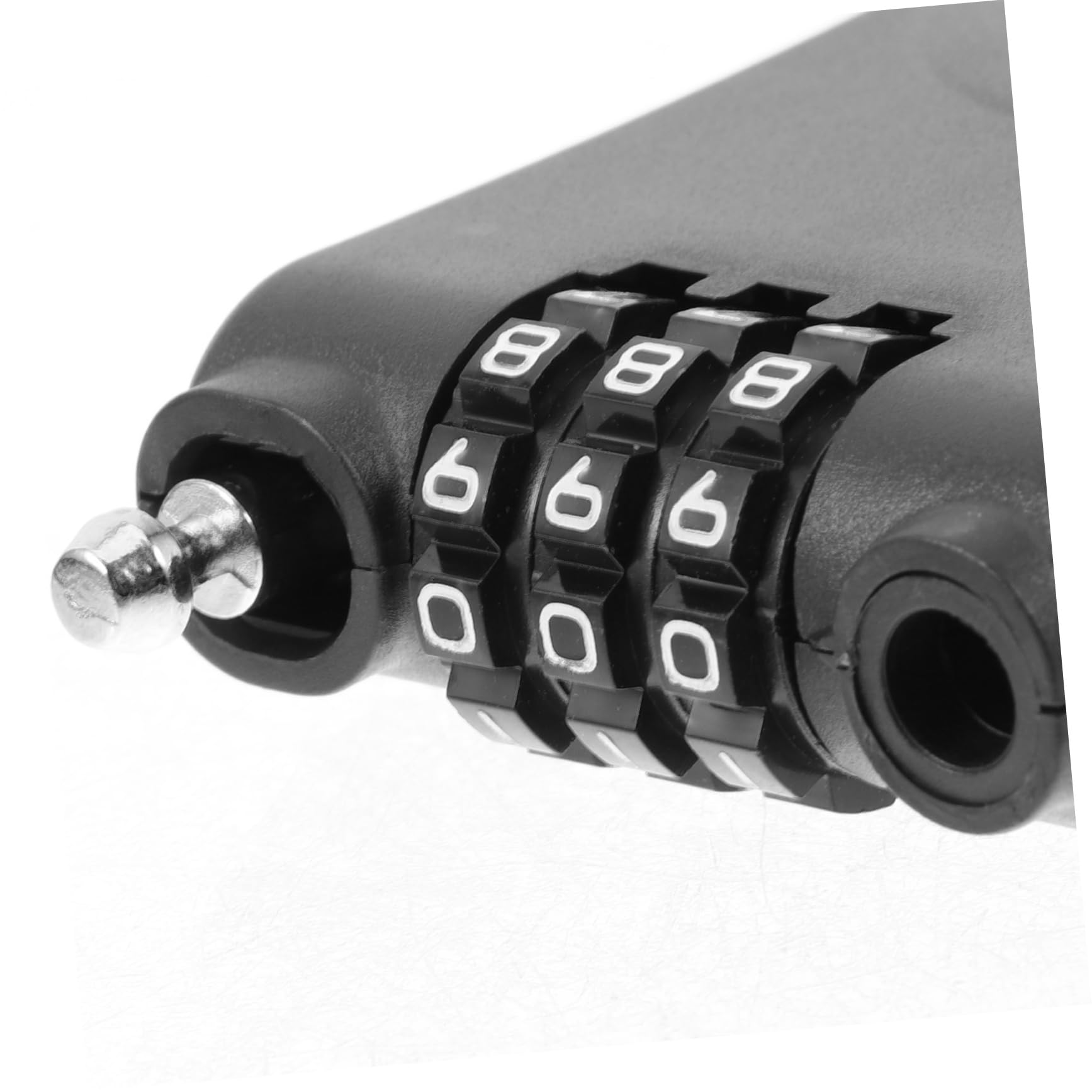 HANABASS 5pièces Cadenas De Sécurité Pour Snowboard Et Vélo Verrou Rétractable Vol Pour Équipements Hiver Et Trolleys Compact Et