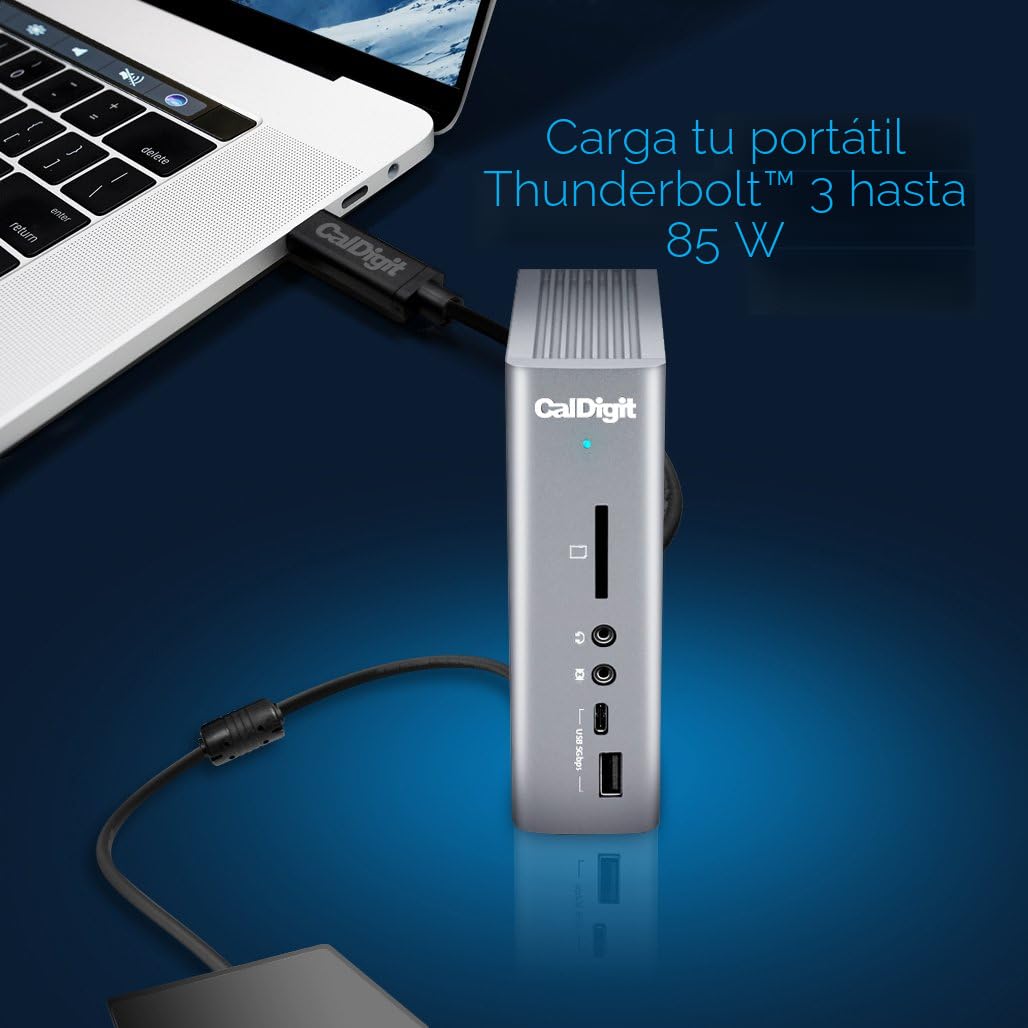 Amazon.com: CalDigit TS3 Plus Thunderbolt 3 Dock - Carga de 87W, 7
