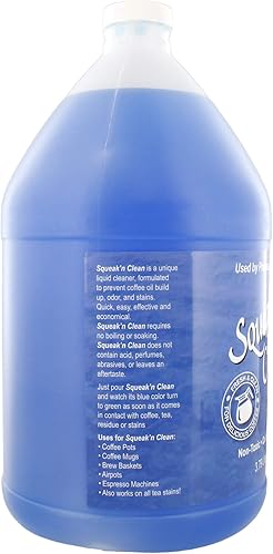 Miniatura 3 de Limpiador concentrado de cafetera, removedor de manchas de alimentos y bebidas, más de 20 usos por botella, fabricado en los Estados Unidos, 1 galón