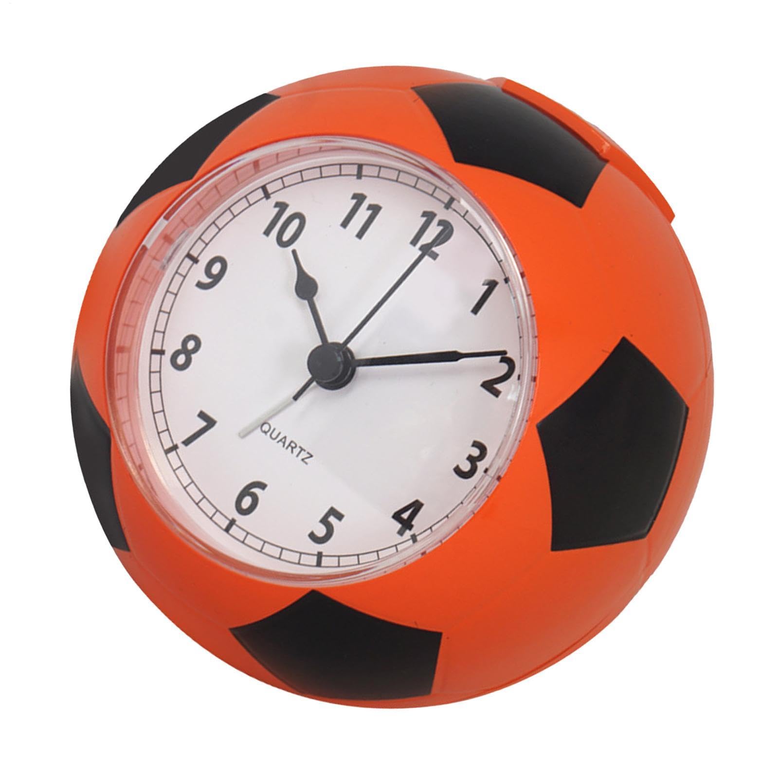 Reloj despertador digital LED de fútbol para motivar mañanas activas en dormitorios de niños