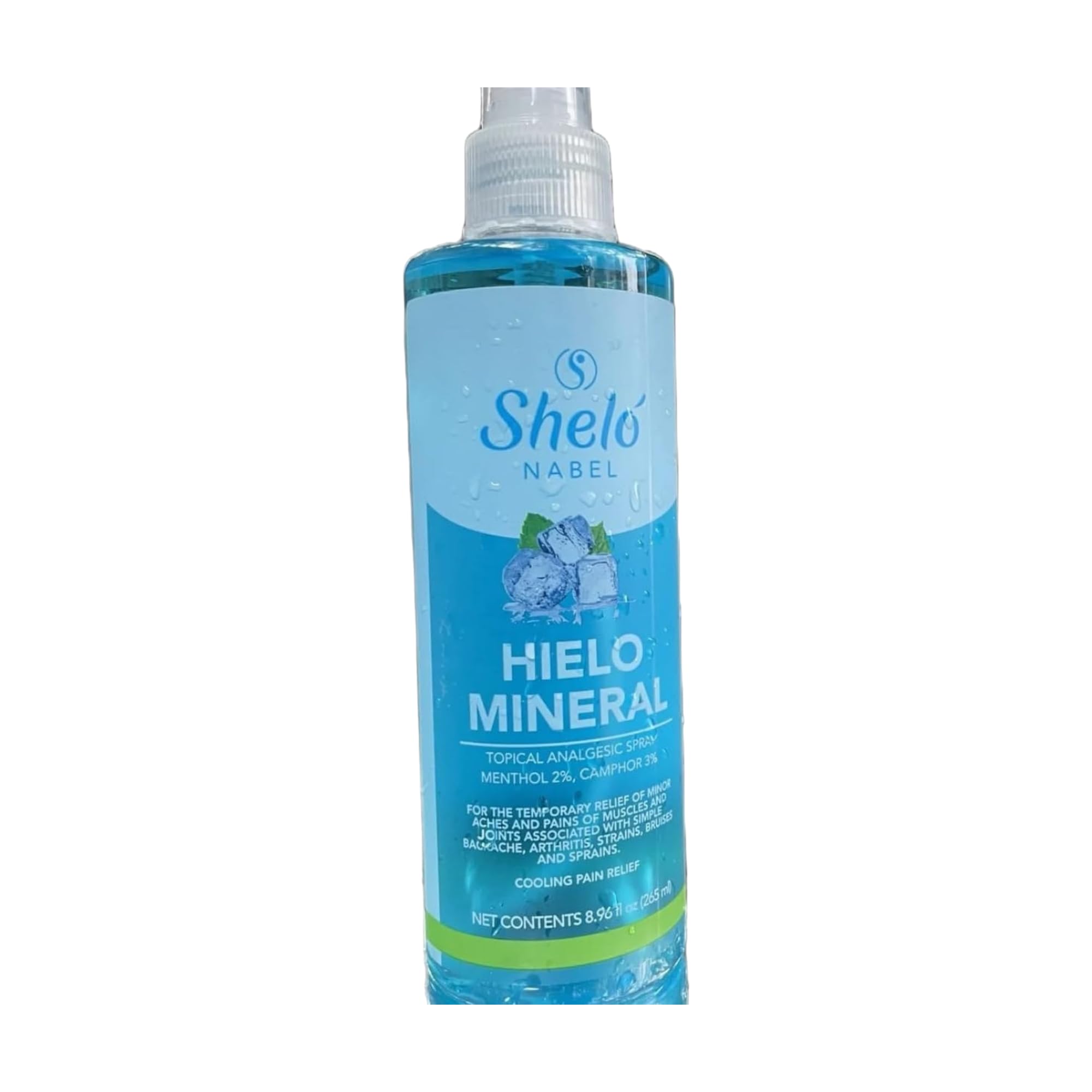 Hielo Mineral Spray Topical Analgesic Menthol Camphor Muscle Relieve Shelo Nabel