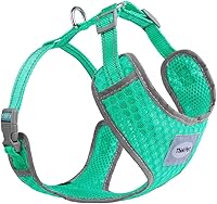 Vista 8 de ThinkPet Arnés de ventilación reflectante transpirable suave sin tirones para cachorros, chaleco de ventilación para cachorros pequeños y medianos