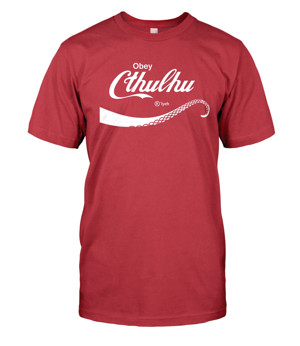 Limit Break ClothingObey Cthulhu T-Shirt H.P. Lovecraft Coca-Cola Tee Top