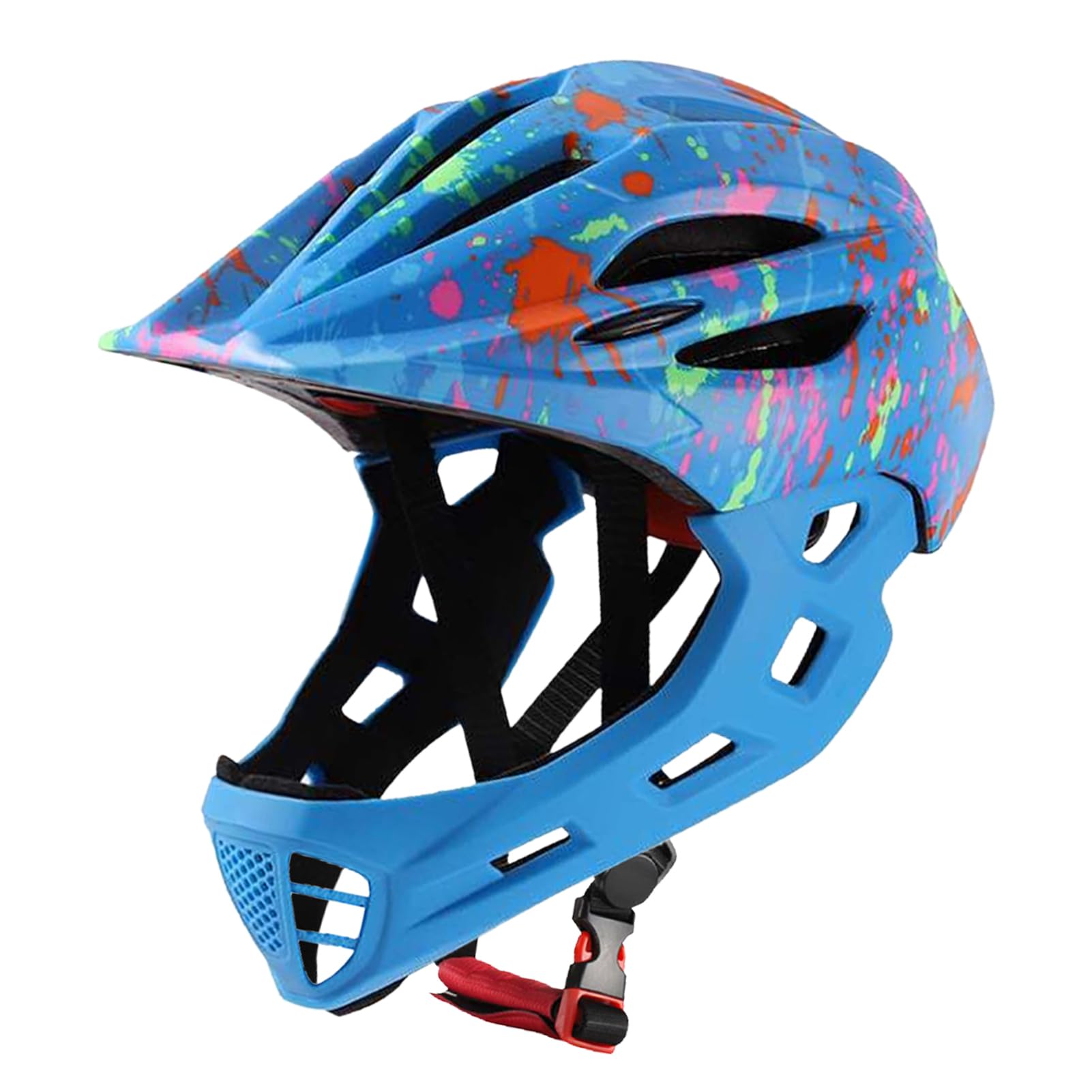 Cascos para Bicicletas para Niños, Cascos de Bicicleta Integrales Ligeros Ajustables y Transpirables para Niños Pequeños con Iluminación LED