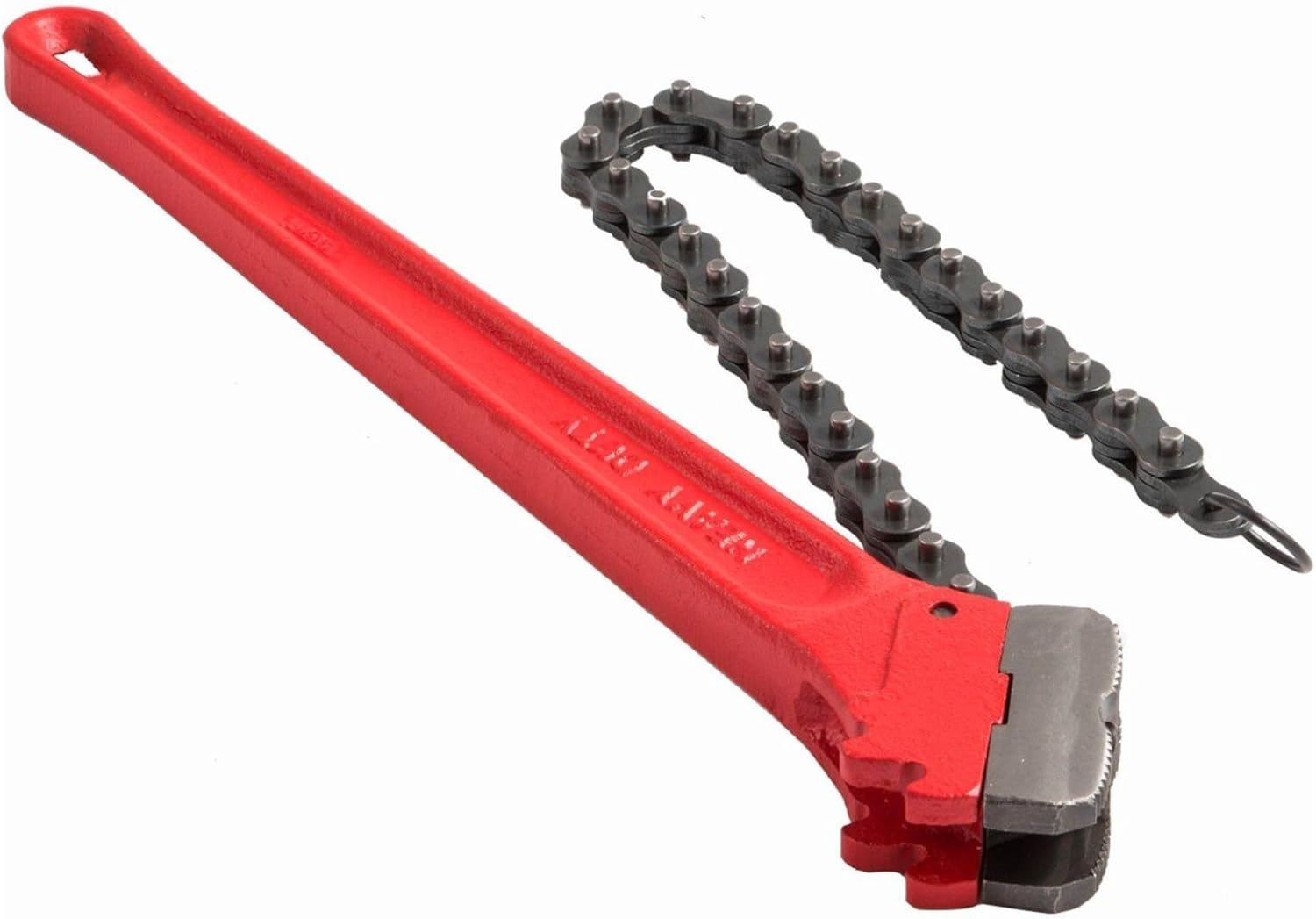 36 Inch Chain Wrench, Heavy Duty Pipe Wrench 4-1/2 to 7-1/2 Inch, Plumbing Pipe Tool for Oil Filter, 30 Inch Chain Length