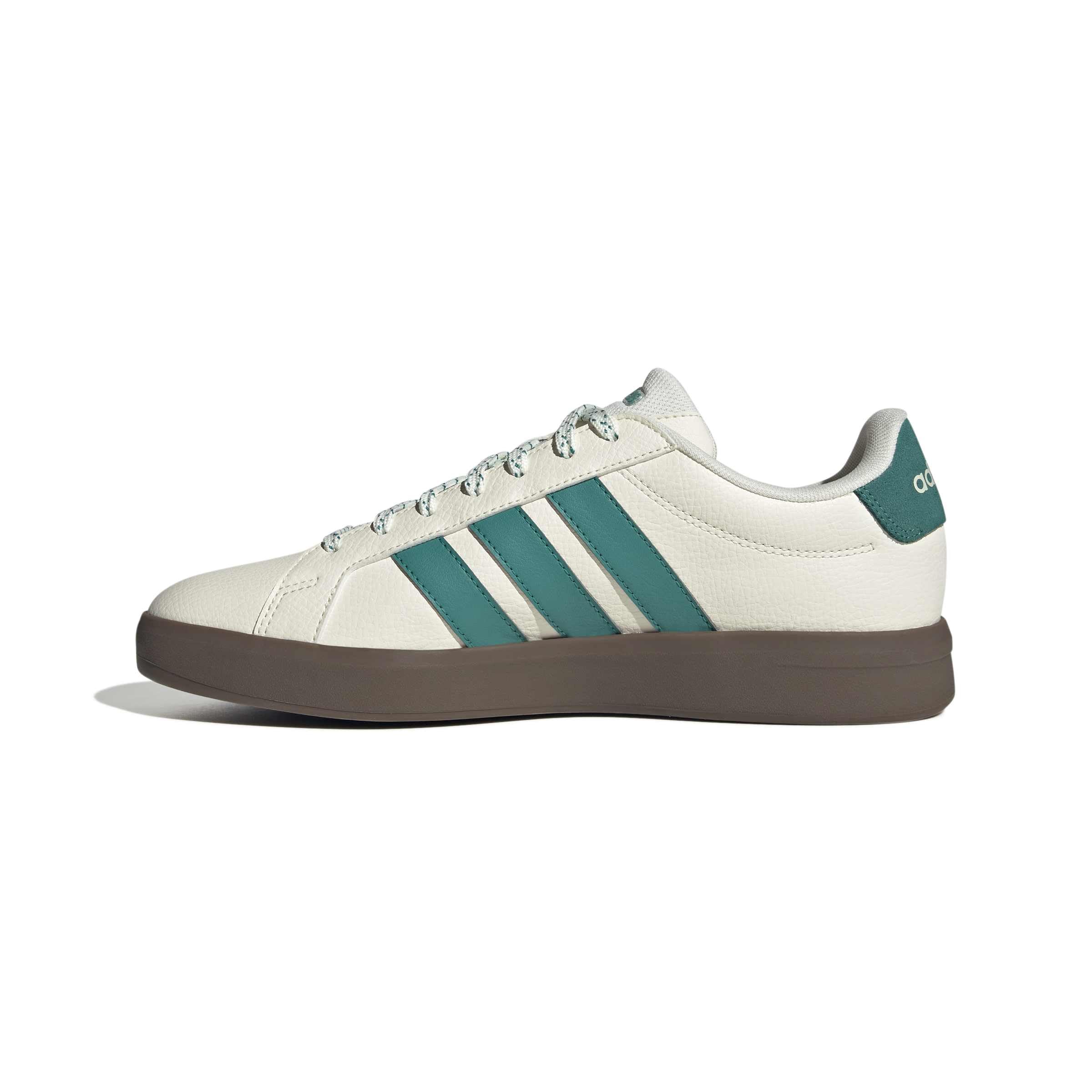 adidas Herren Grand Court Base 3.0 Shoes, Off White/Equipment Green/GUM5, 40 EU