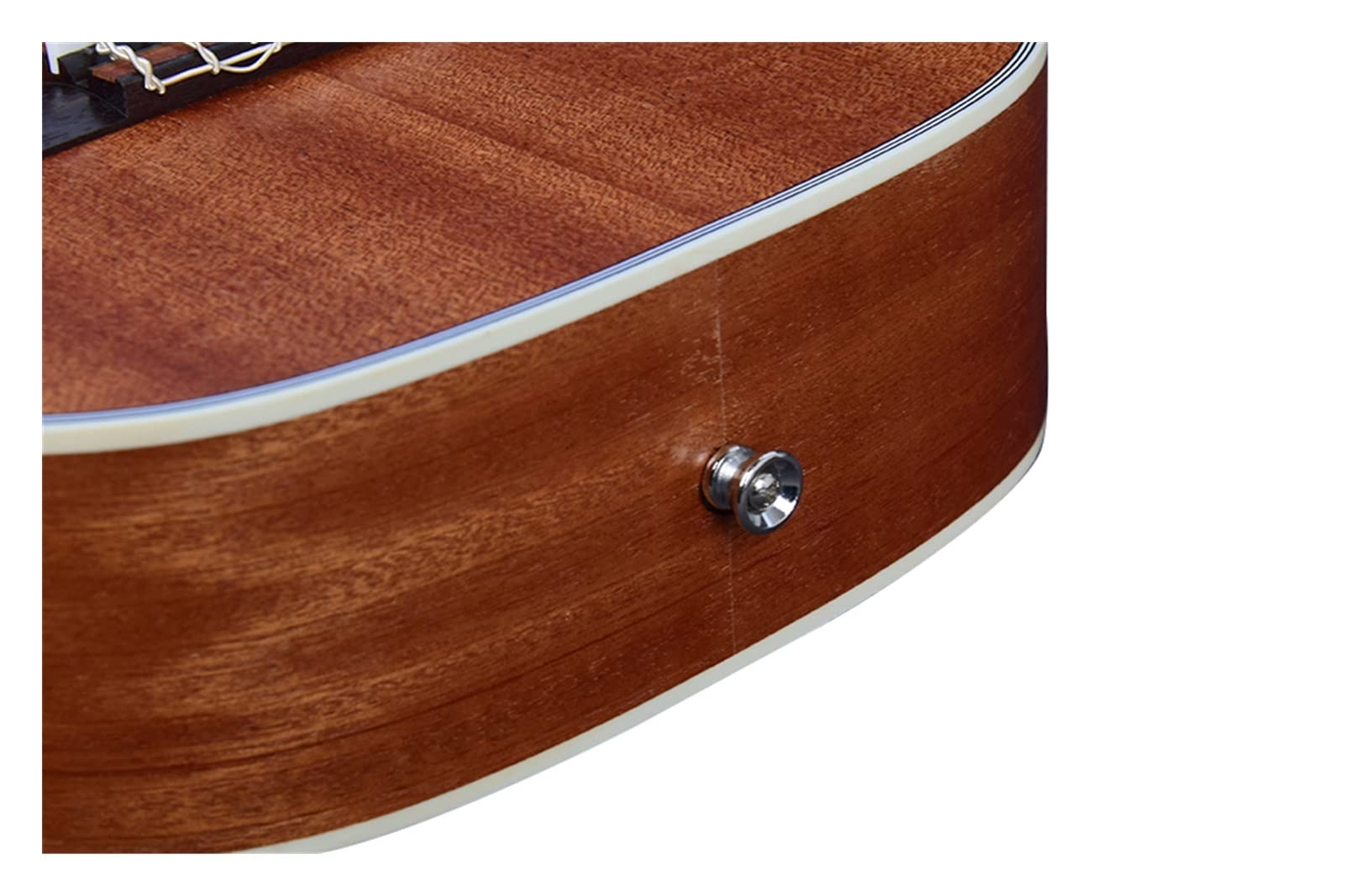 ZZZYW 30 Pollici Mini Guitarle Electric Guitars Acoustic 6 Strings Ukulele Travel Guitar (Color : Install Pick up, Dimensione : 30 in Baritone)