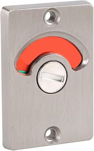 Miniatura 5 de ViaGasaFamido Cerradura indicadora de pestillo, indicador verde y rojo que muestra si la habitación está ocupada de acero inoxidable baño baño