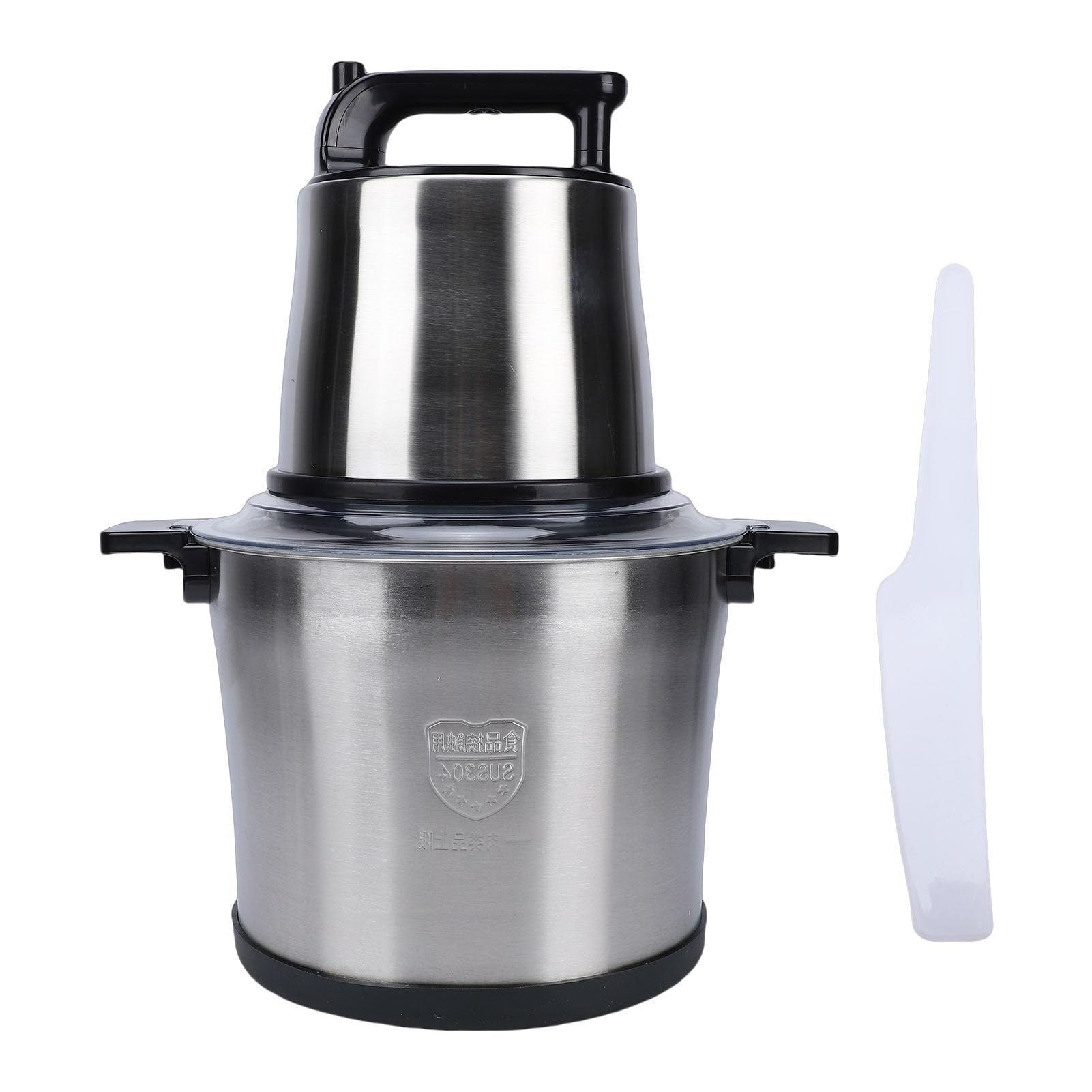 Tritacarne Elettrico Commerciale Resistente 1800 W Tritatutto con Ciotola in Acciaio Inossidabile per Uso 10 Litri (Spina europea 220 V)