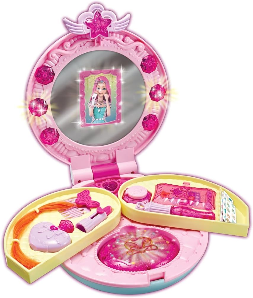 Mini Vanity, Youngtoys, makeup, make-up, with mirror, princess play, cosmetic toy for children