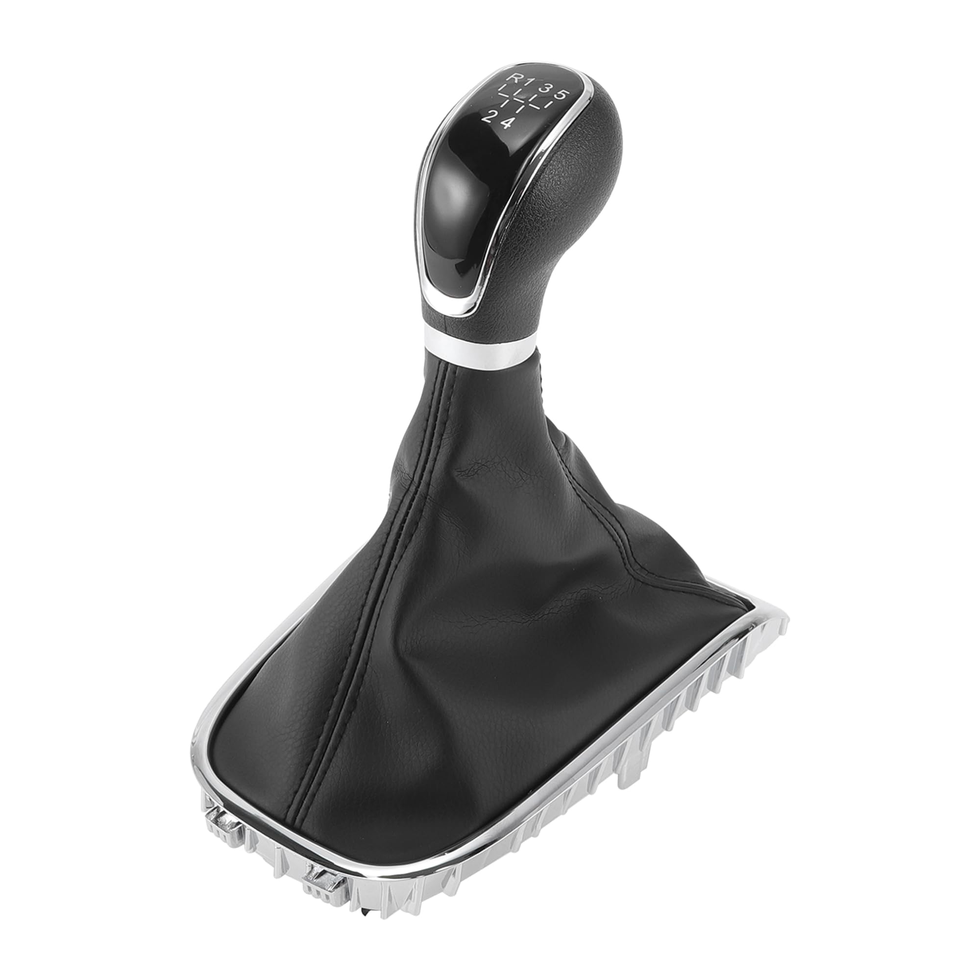 Pomello Del Cambio Manuale A 5 Velocità Per Astra 1 Pezzo | Nero, Plastica Ecopelle, Per Opel Per Astra J 12-20, Per Vauxhall Per Astra 10-15, OE 55577540, Con Copertura