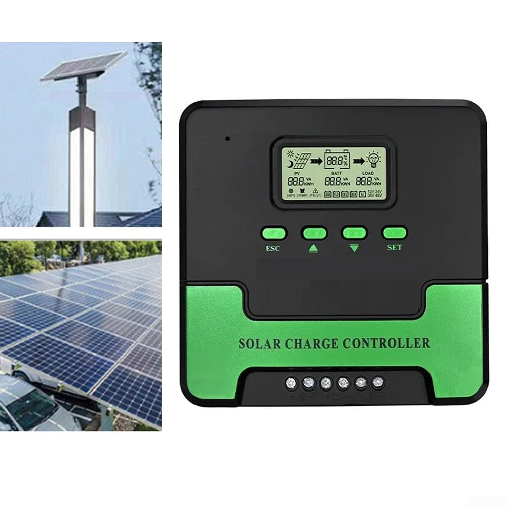 Regolatore di carica solare MPPT 12V 24V Auto WiFi LCD Dual USB Manager per RV Camper Off Grid Panel Street Light System (40A)