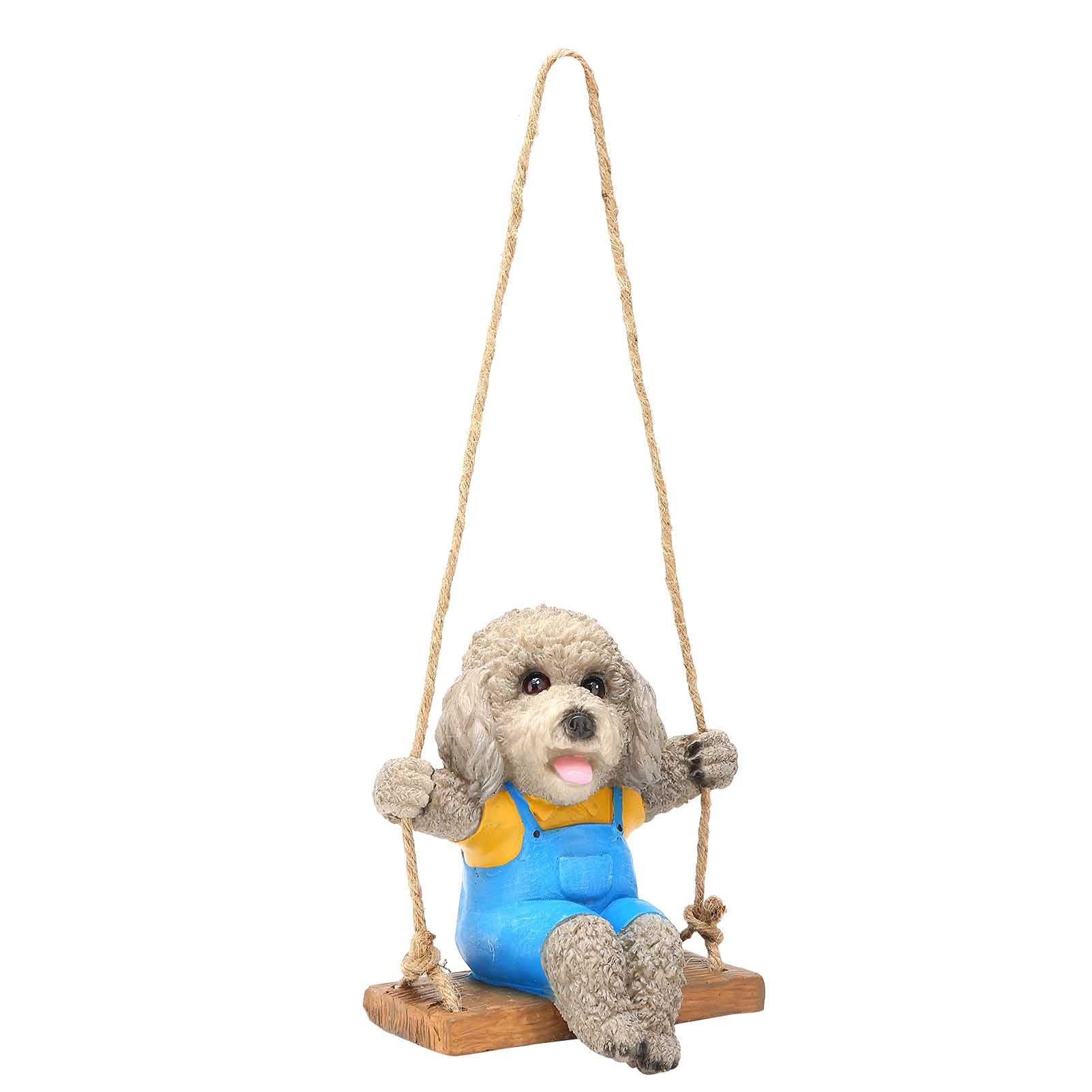 【キー坊】Swing Toys Swing Dog Amazon.com: Swing Dog Garden Statue, Cartoon Swing Animal Hanging