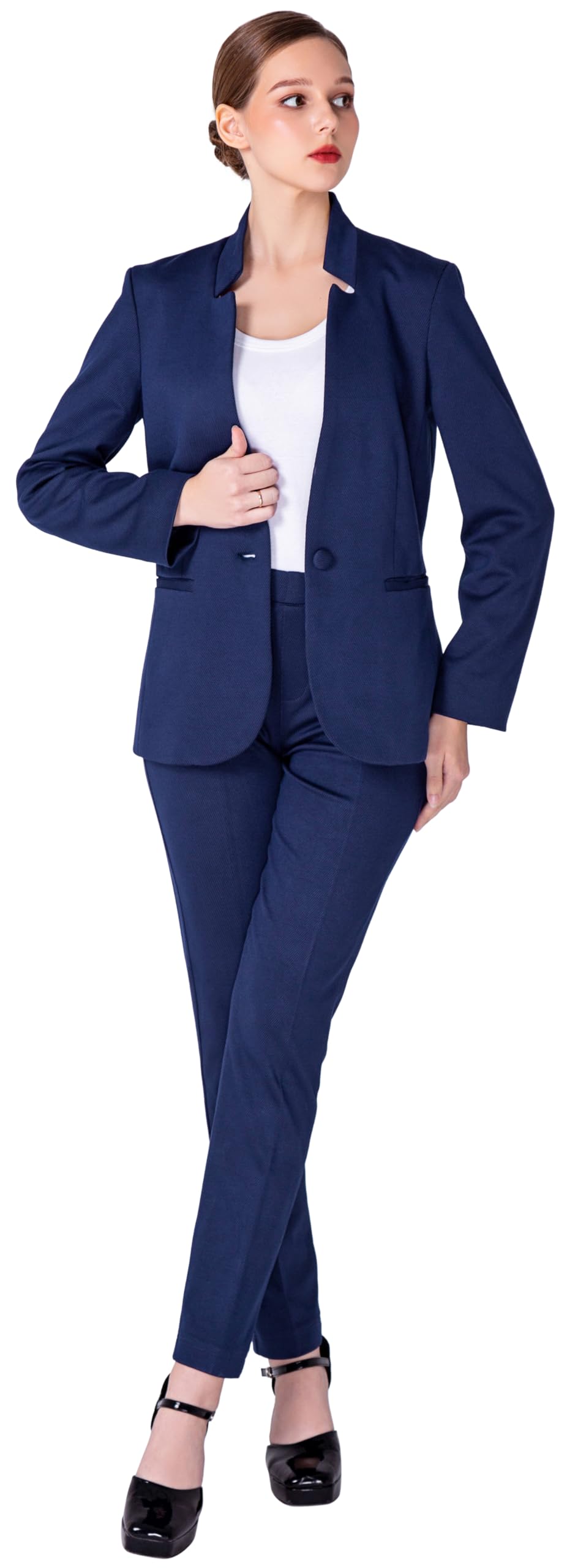 Hosenanzüge Für Damen Elegant Zweiteilig, Hosenanzug 2-teilig Anzüge Für Damen