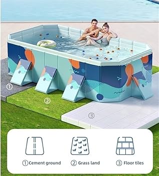 Foldable Pool Foldable Hard Plastic Swimming Pool 118