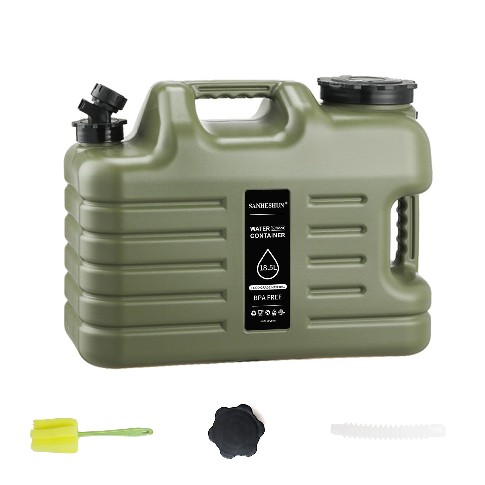 Wasserkanister mit Hahn, 10L / 12L / 18.5L , 28L Kanister mit Rollen