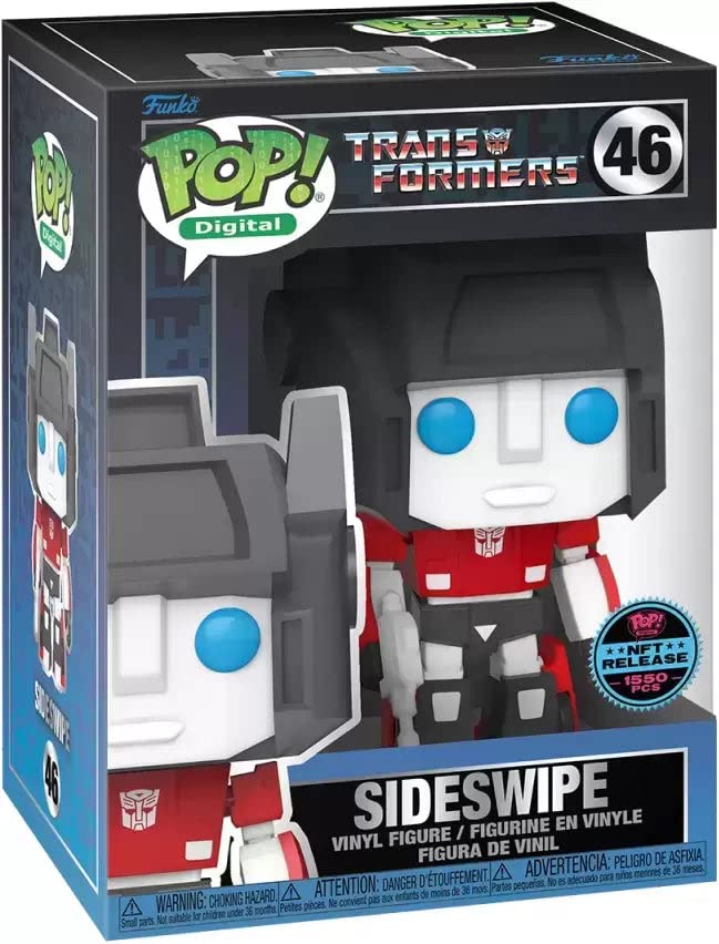 FunkoPop! Digital Transformers: Sideswipe Physical Exclusive Pop
