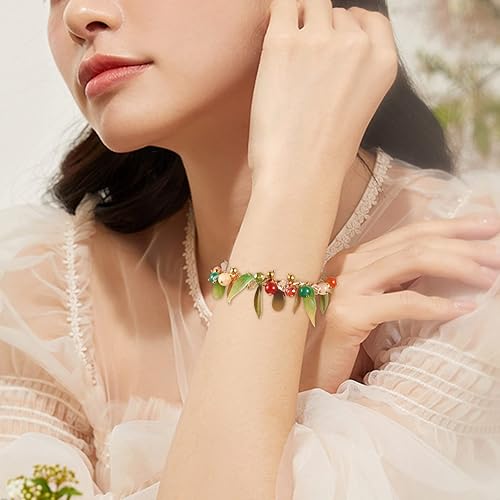 Miniatura 167 de Craftdady Dijes de cuentas de hojas de arce transparentes, colgantes colgantes de adorno para colgar, bonitos dijes para collares, pulseras, Hoja