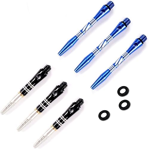 Vista 4 de CUESOUL Dardos de punta de acero 90% profesionales - 22/24/0.92 oz con estuche de dardos de lujo 0.78 oz con carcasa trasera