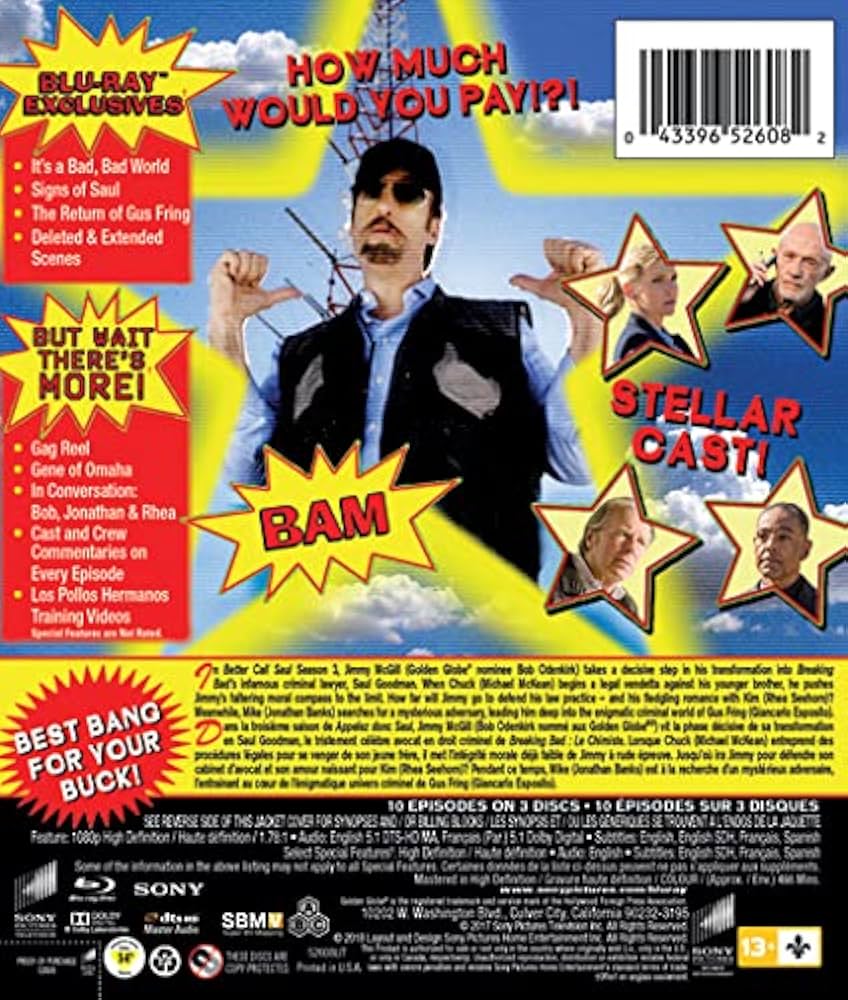 5/26まで値下中 ブレイキング・バッド全巻 ベター・コール・ソウルS1,2 Amazon.com: Breaking Bad {Blu-ray} & Better Call Saul {Blu