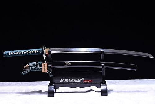 Miniatura 7 de MURASAME Katana Espada Arcilla Templado Acero T10 Real Hamon Full Tang Razor Sharp Kill Bill
