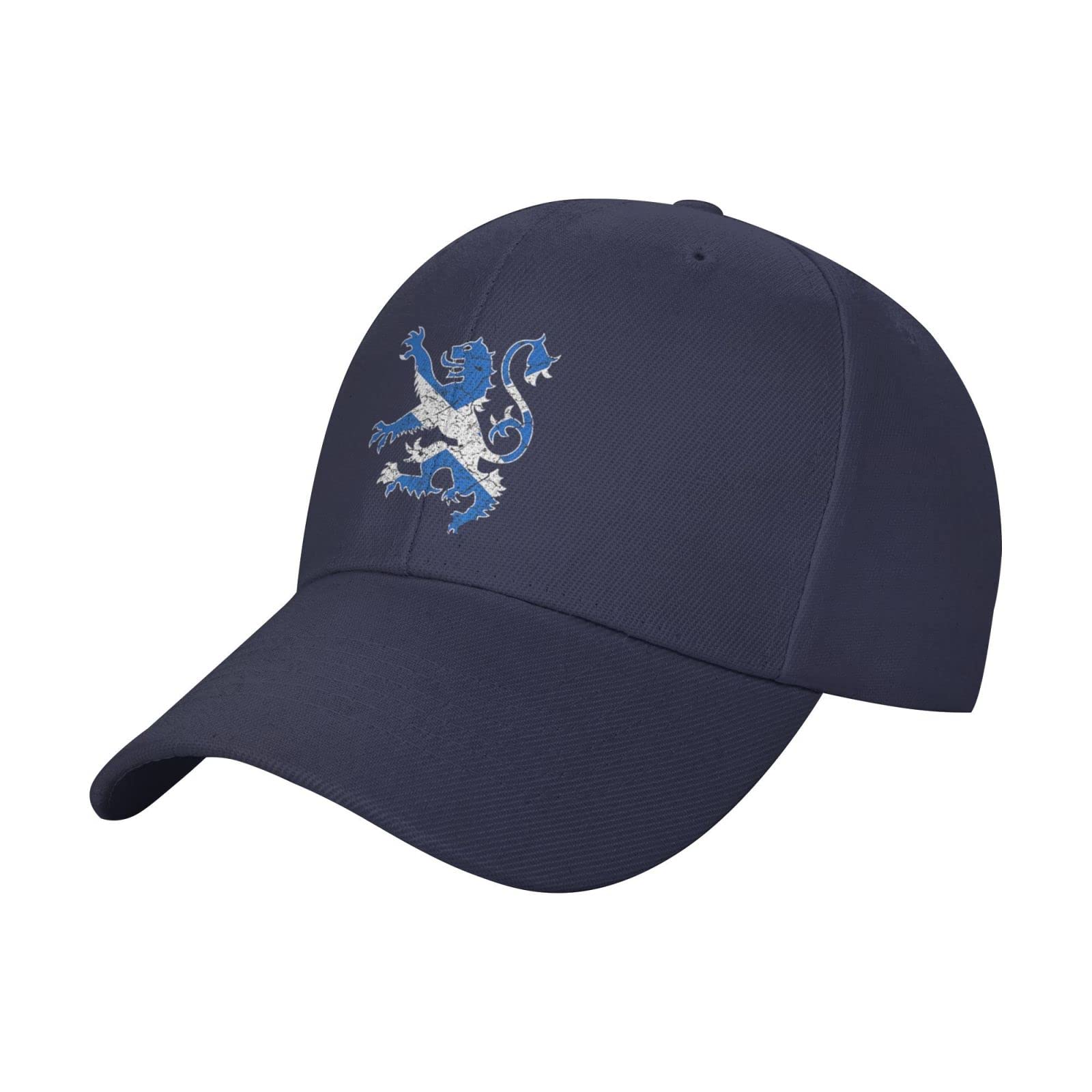 Melbrakin Lion Rampant Scotland Scottish Unisex Cowboy Cap Baseball Hat Adjustable Denim Dad Hat