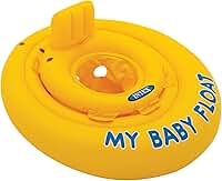 Intex, Baby Bote Float Amarelo com assento de perninhas (tipo fralda)