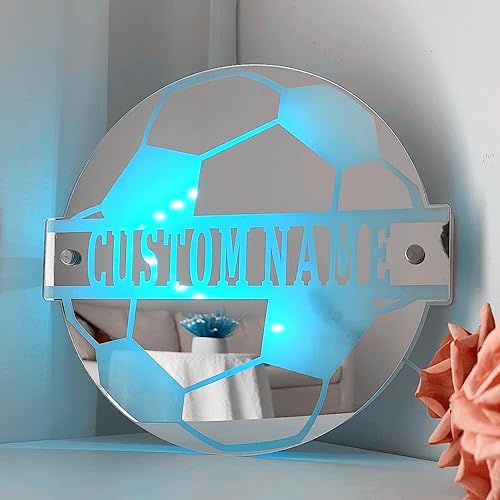 Miniatura 4 de Letrero de neón con luz de espejo personalizado, letrero de neón con nombre personalizado, luz nocturna de neón para dormitorio, fiesta de