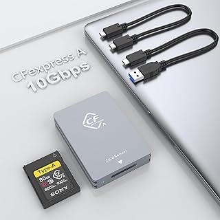 CFexpress Type A Card Reader,Cfexpress Reader CF Express Card Reader Type A Adapter with USB 3.2 Gen 2 10Gbps Transfer Speed CF Type A CFexpress Card Reader for Windows,Mac OS,Linux,Android
