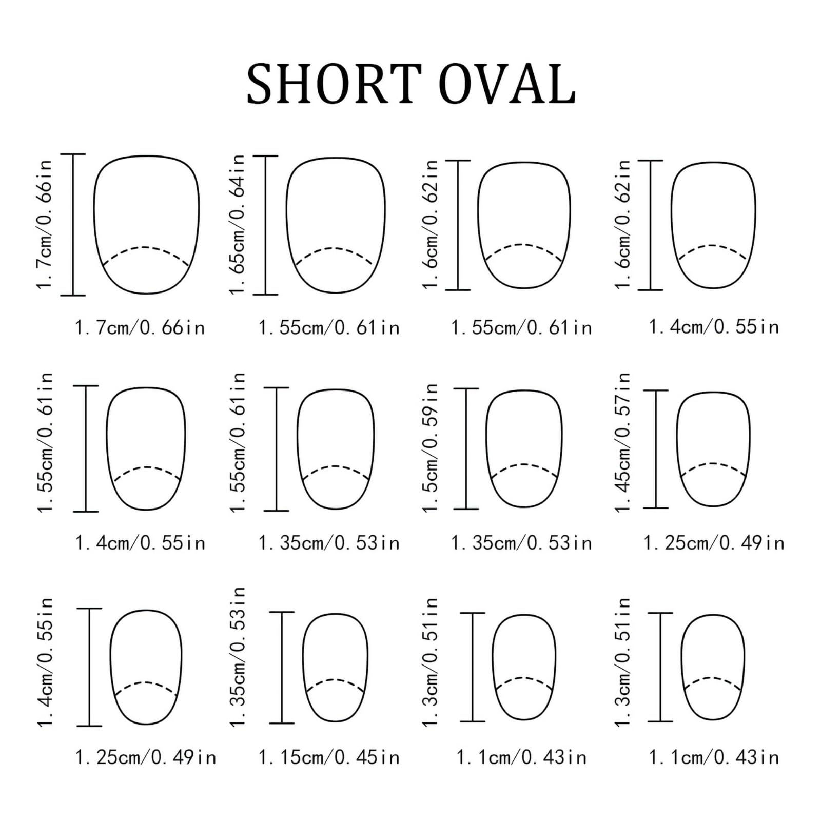Halloween Press on Nails for Women 24Pcs False Nails with Ghost Cat Bat Designs - Image 4