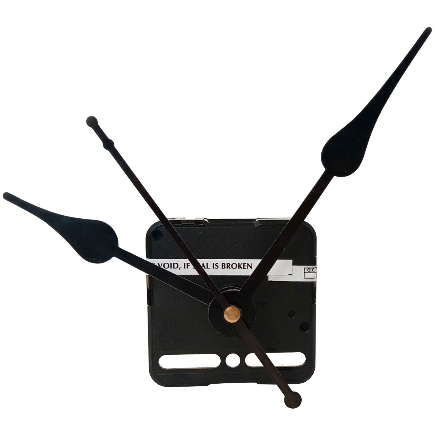 Ormove Movement Quartz Slow Sound Ticking Movement Machine for Wall Clock (Needles - Leaf Black)-picture-10