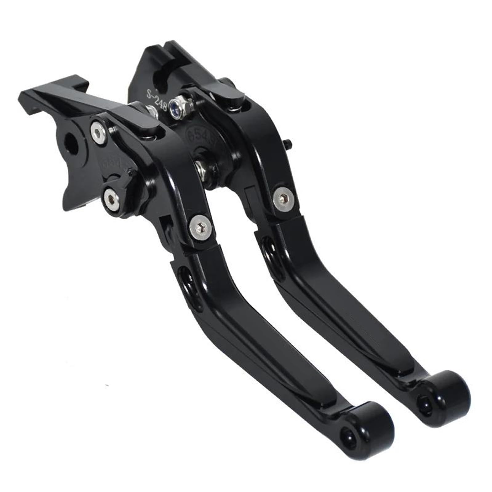 Heyhellnin E For Vog 650 500 Ds 500R 650Ds 500Ds 525 Motorcycl Cnc Adjustabl Folding Xtendabl Brak Clutch Lever Motorbik Brak Levers(E)