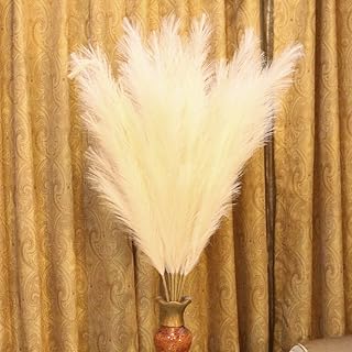 EVERYTHINGO 6 Pcs Faux Pampas Grass Large Branches for Room Decor, 45