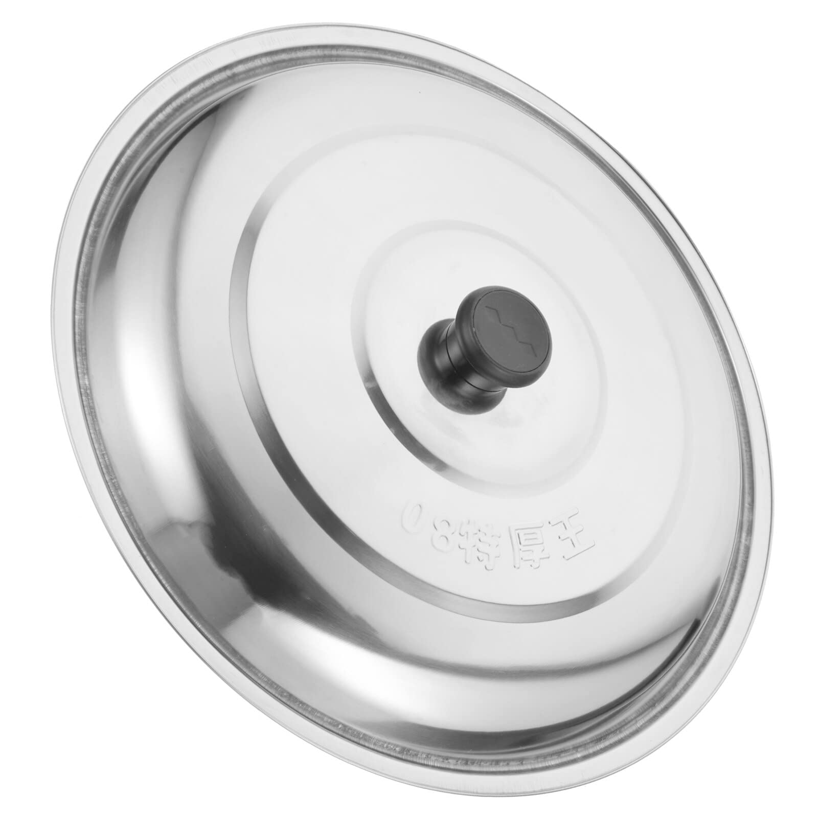 Couvercle Universel Acier Inoxydable 36 Cm – Anti-Éclaboussures Avec Poignée Anti-Chaud – Pour Poêles, Woks, Casseroles – Cuisine Pratique Et Hygiénique