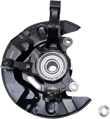 Miniatura 5 de TRQ Juego de ensamblaje de nudillos de dirección delantera para lado del conductor y del pasajero compatible con Toyota Matrix 2003-2008