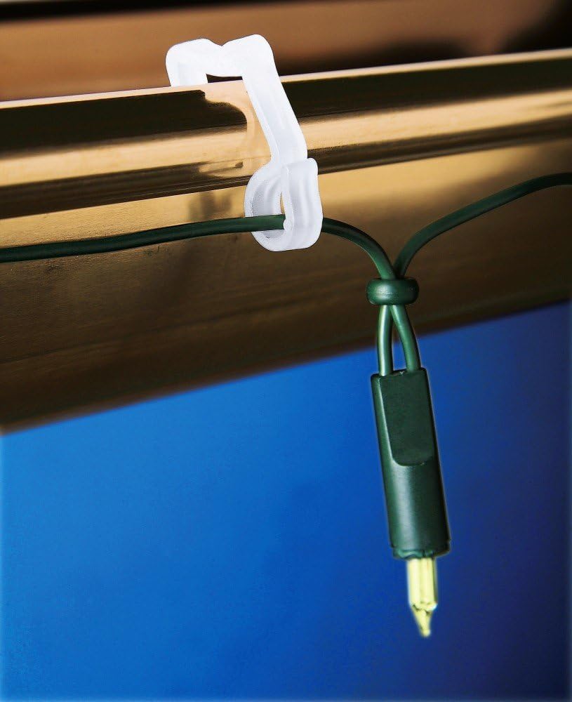 50 Gutter Hooks For Lights Gutter Clips Amazon.co.uk Home & Kitchen